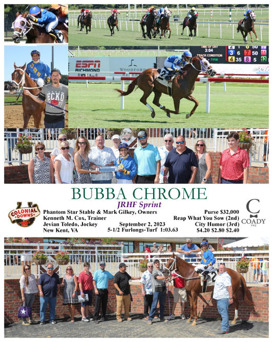 BUBBA CHROME - JRHF Sprint - 09-02-23 - R04 - CNL