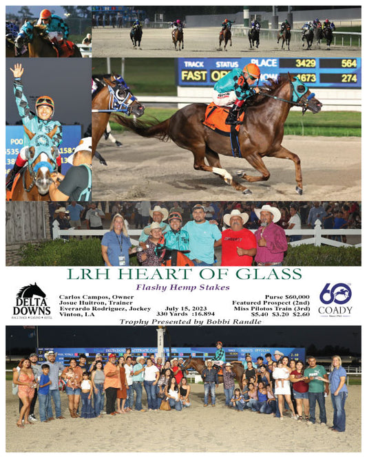 LRH HEART OF GLASS - Flashy Hemp Stakes - 07-15-23 - R06 - DED