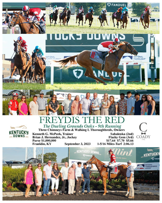 FREYDIS THE RED - The Dueling Grounds Oaks - 9th Running - 09-03-23 - R10 - KD