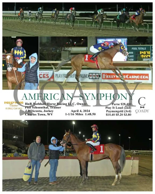 American Symphony - 04 - 04 - 24 R07 Ct Hollywood Casino At Charles Town Races