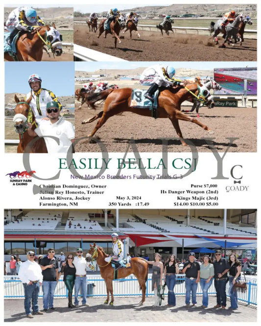 Easily Bella Csj - New Mexico Breeders Futurity Trials G-3 05-03-24 R05 Srp Sunray Park