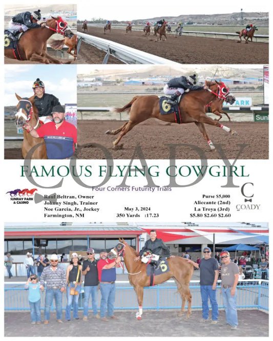 Famous Flying Cowgirl - Four Corners Futurity Trials 05-03-24 R11 Srp Sunray Park