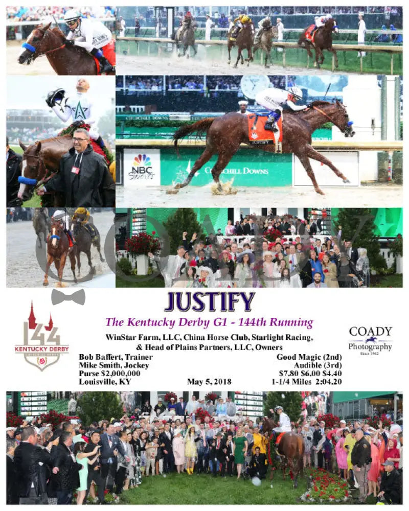 Justify - 050518 The Kentucky Derby G1 Wc4 Churchill Downs