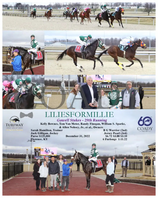 Liliesformillie - Gowell Stakes 29Th Running 12-31-22 R07 Tp Turfway Park