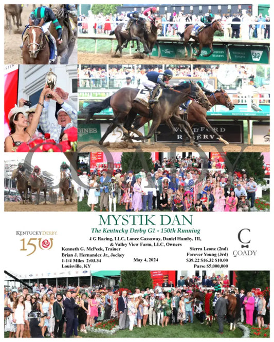Mystik Dan - The Kentucky Derby G1 150Th Running 05-04-24 R12 Cd Mcpeek Churchill Downs