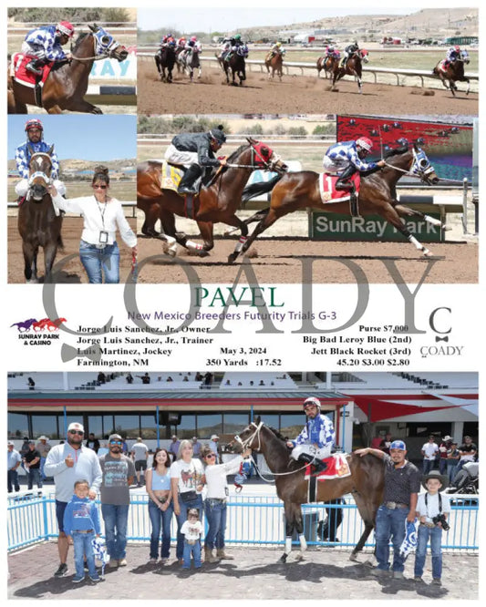 Pavel - New Mexico Breeders Futurity Trials G-3 05-03-24 R02 Srp Sunray Park