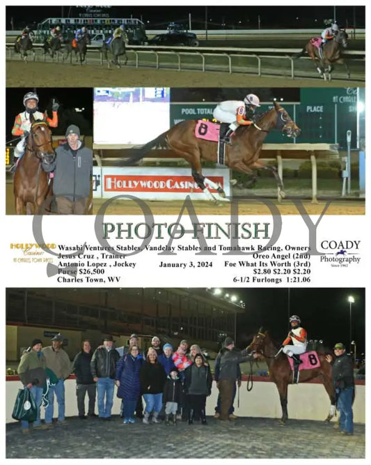 Photo Finish - 01 - 03 - 24 R03 Ct Hollywood Casino At Charles Town Races