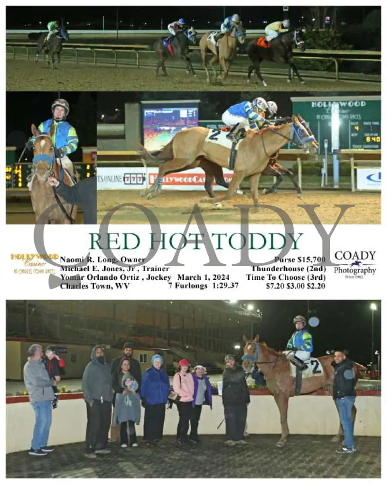 Red Hot Toddy - 03-01-24 R04 Ct Hollywood Casino At Charles Town Races