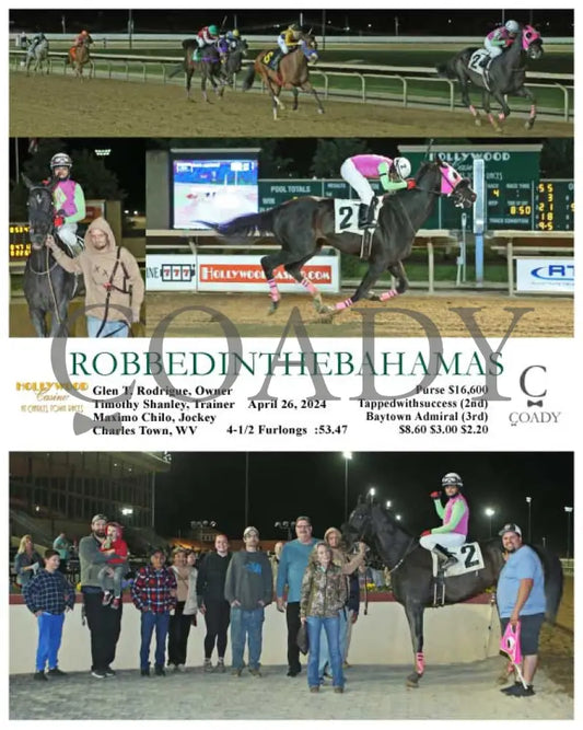 Robbedinthebahamas - 04-26-24 R04 Ct Hollywood Casino At Charles Town Races