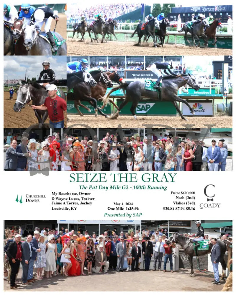 Seize The Grey - The Pat Day Mile G2 100Th Running 05-04-24 R08 Churchill Downs