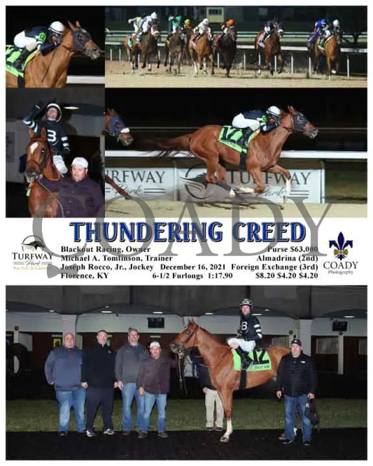 Thundering Creed - 12-16-21 R07 Tp Turfway Park