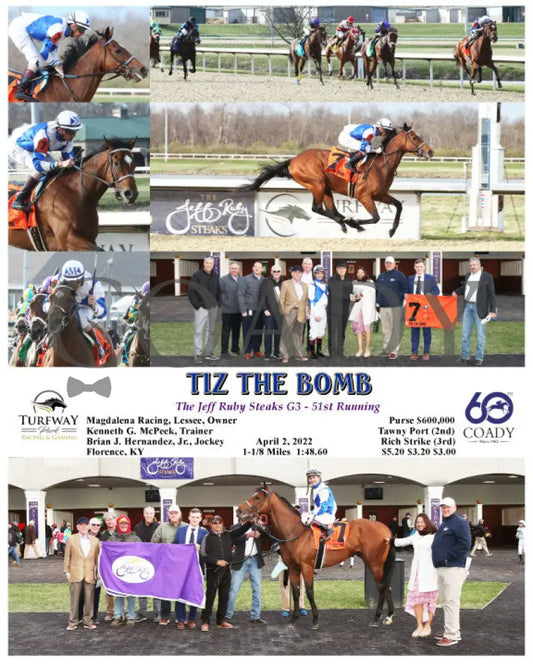 Tiz The Bomb - The Jeff Ruby Steaks G3 51St Running 04-02-22 R12 Tp Turfway Park