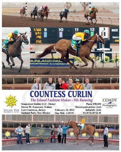 Countess Curlin - 022413 - Race 10 - SUN