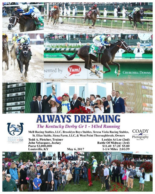 ALWAYS DREAMING  - 050617 - Race 12 - CD -  Composite