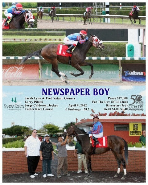NEWSPAPER BOY - 040912 - Race 04