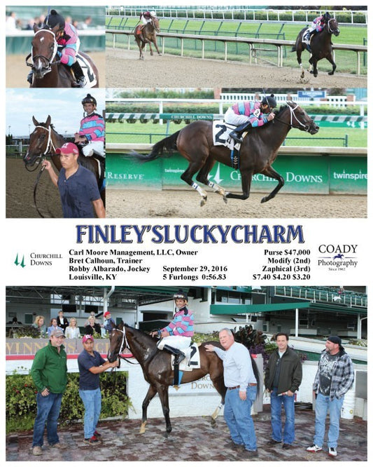 FINLEY'SLUCKYCHARM - 092916 - Race 02 - CD