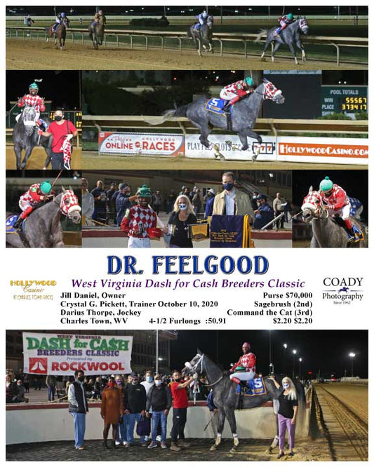 DR. FEELGOOD - West Virginia Dash for Cash Breeders Classic - 10-10-20 - R01 - CT