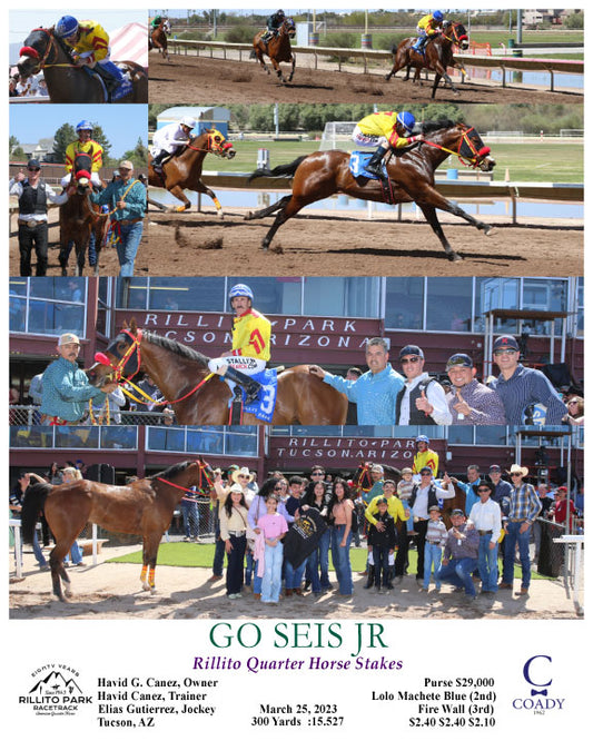 GO SEIS JR - Rillito Quarter Horse Stakes - 03-25-23 - R02 - RIL