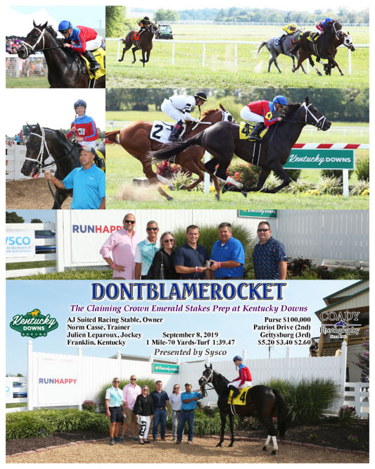 DONTBLAMEROCKET - The Claiming Crown Emerald Stakes Prep at Kentucky Downs - 09-08-19 - R07 - KD