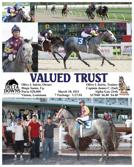 VALUED TRUST - 031811 - Race 01 - DED