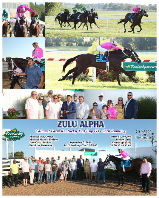 ZULU ALPHA - Calumet Farm Kentucky Turf Cup G3 - 28th Running - 09-07-19 - R10 - KD