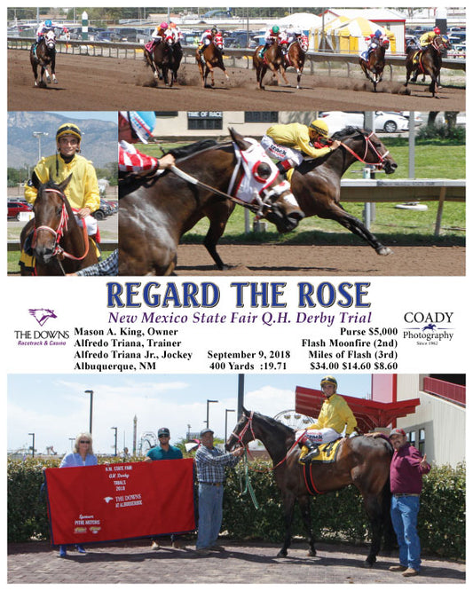 REGARD THE ROSE - 090918 - Race 02 - ALB