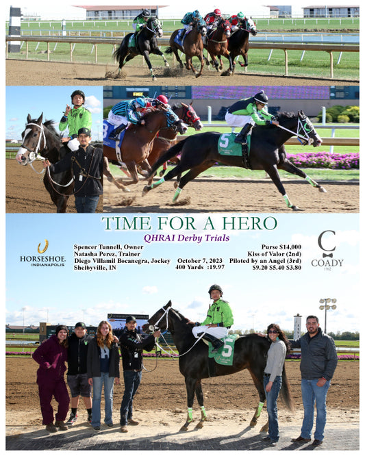 TIME FOR A HERO - QHRAI Derby Trials - 10-07-23 - R02 - IND
