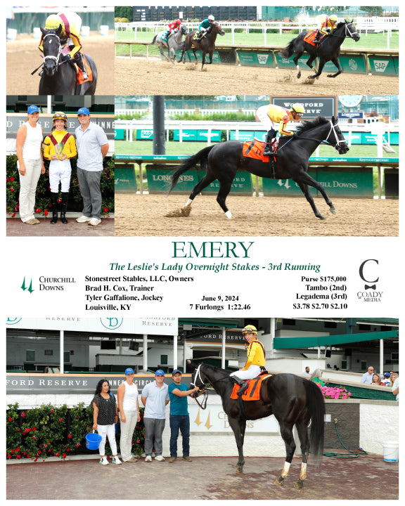 EMERY - The Leslie's Lady Overnight Stakes - 3rd Running - 06-09-24 - R04 - CD