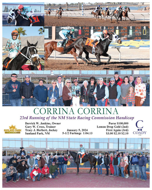 CORRINA CORRINA - 23rd Running of the NM State Racing Commission Handicap - 01-05-24 - R07 - SUN