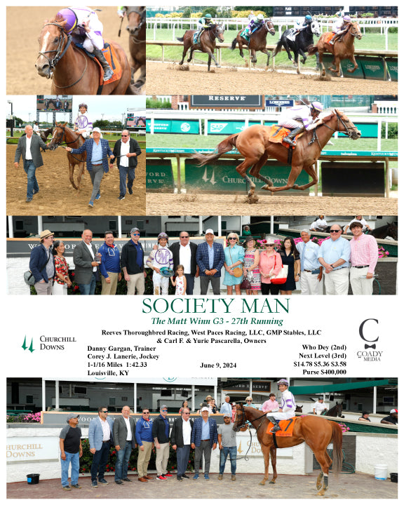 SOCIETY MAN - The Matt Winn G3 - 27th Running - 06-09-24 - R08 - CD