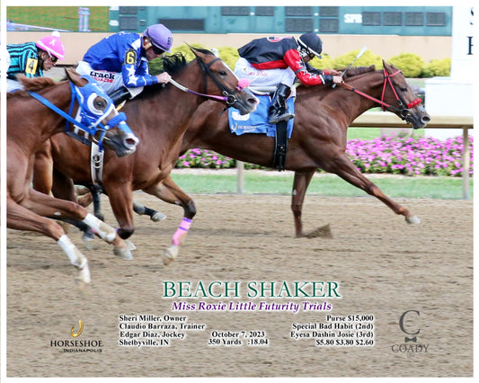 BEACH SHAKER - Miss Roxie Little Futurity Trials - 10-07-23 - R09 - IND - action