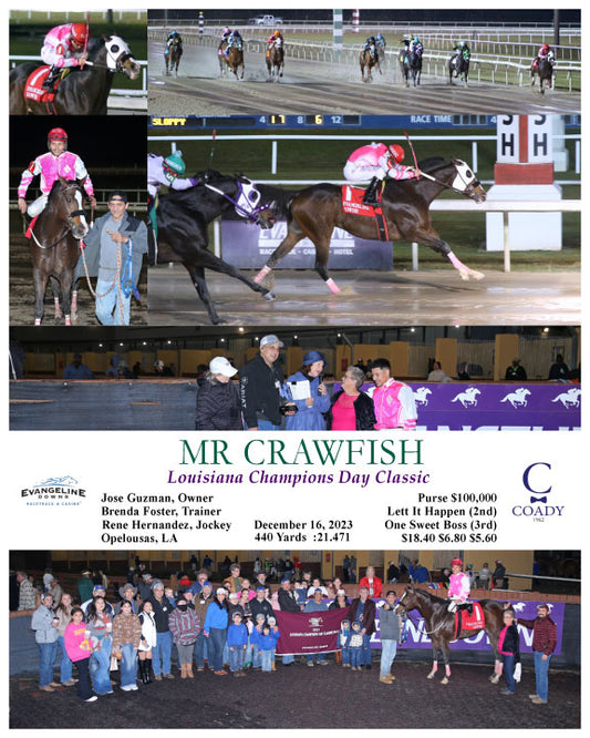 MR CRAWFISH - Louisiana Champions Day Classic - 12-16-23 - R09 - EVD