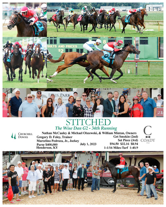 STITCHED - The Wise Dan G2 - 34th Running - 07-01-23 - R09 - CD