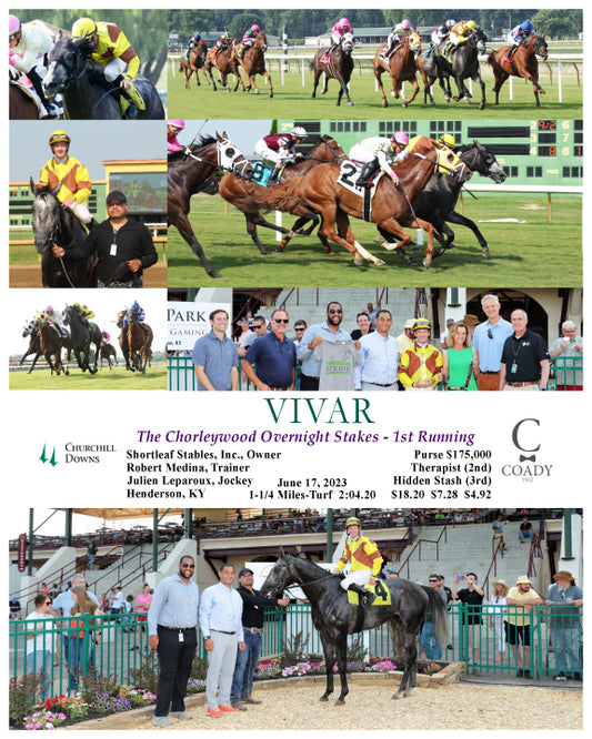 VIVAR - The Chorleywood Overnight Stakes - 1st Running - 06-17-23 - R09 - CD