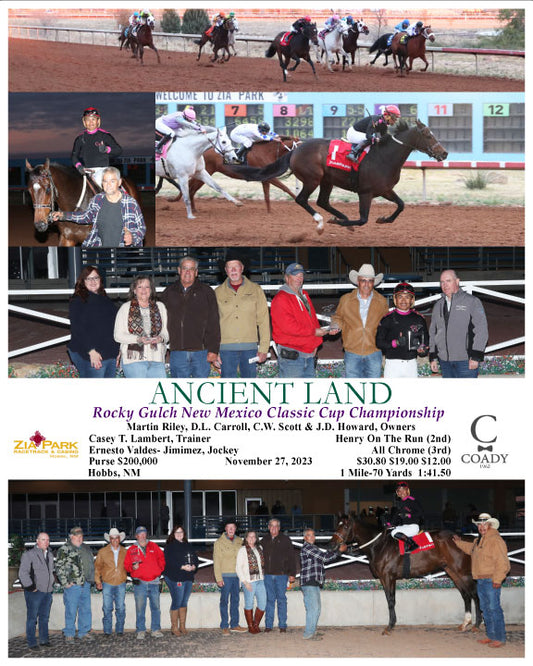 ANCIENT LAND - Rocky Gulch New Mexico Classic Cup Championship  - 11-27-23 - R10 - ZIA