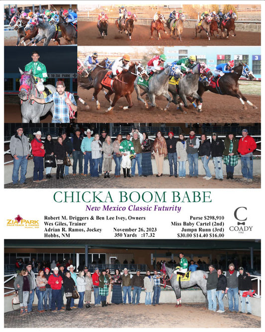 CHICKA BOOM BABE - New Mexico Classic Futurity - 11-26-23 - R10 - ZIA