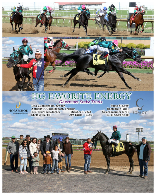 HG FAVORITE ENERGY - Governors Stake Trials - 10-07-23 - R11 - IND
