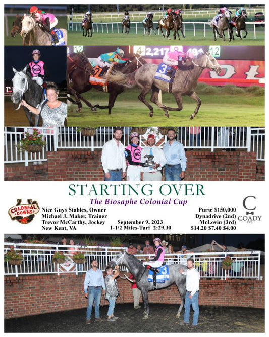 STARTING OVER - The Biosaphe Colonial Cup  - 09-09-23 - R11 - CNL