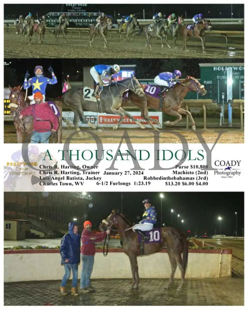 A Thousand Idols - 01-27-24 R09 Ct Hollywood Casino At Charles Town Races