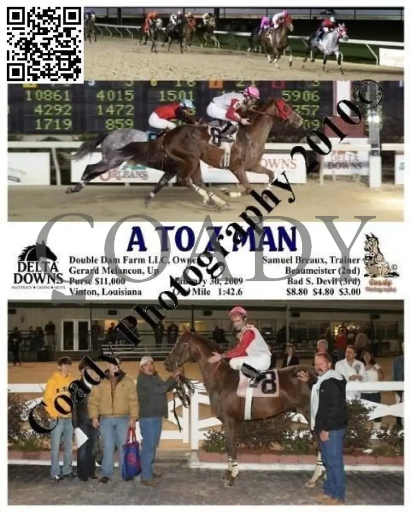 A To Z Man - 1 30 2009 Delta Downs