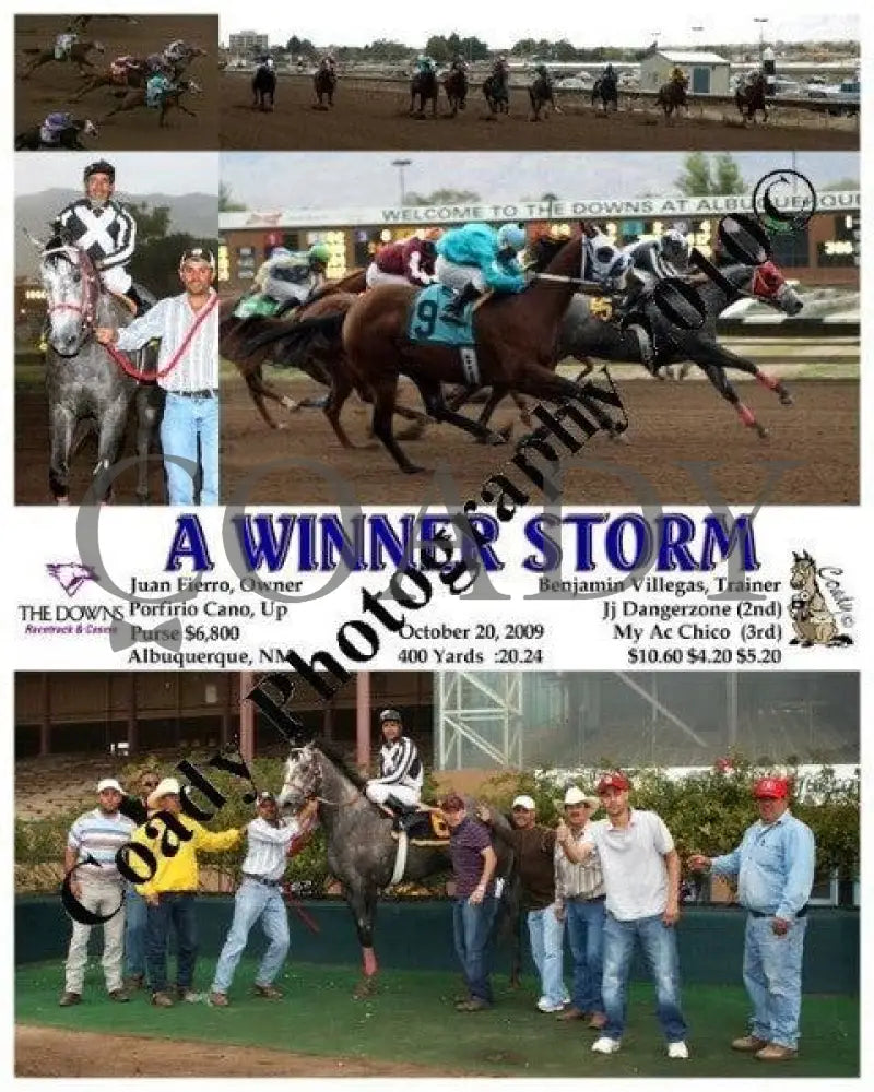 A Winner Storm - 10 20 2009 Downs At Albuquerque