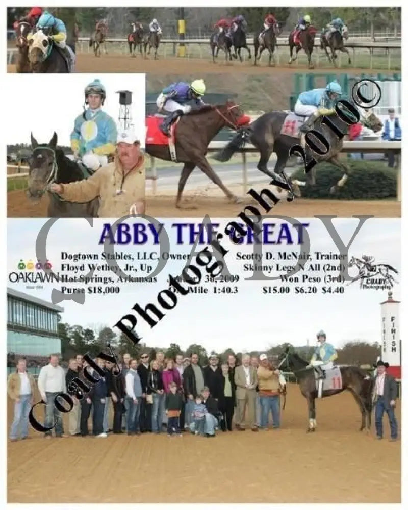 Abby The Great - 1 30 2009 Oaklawn Park
