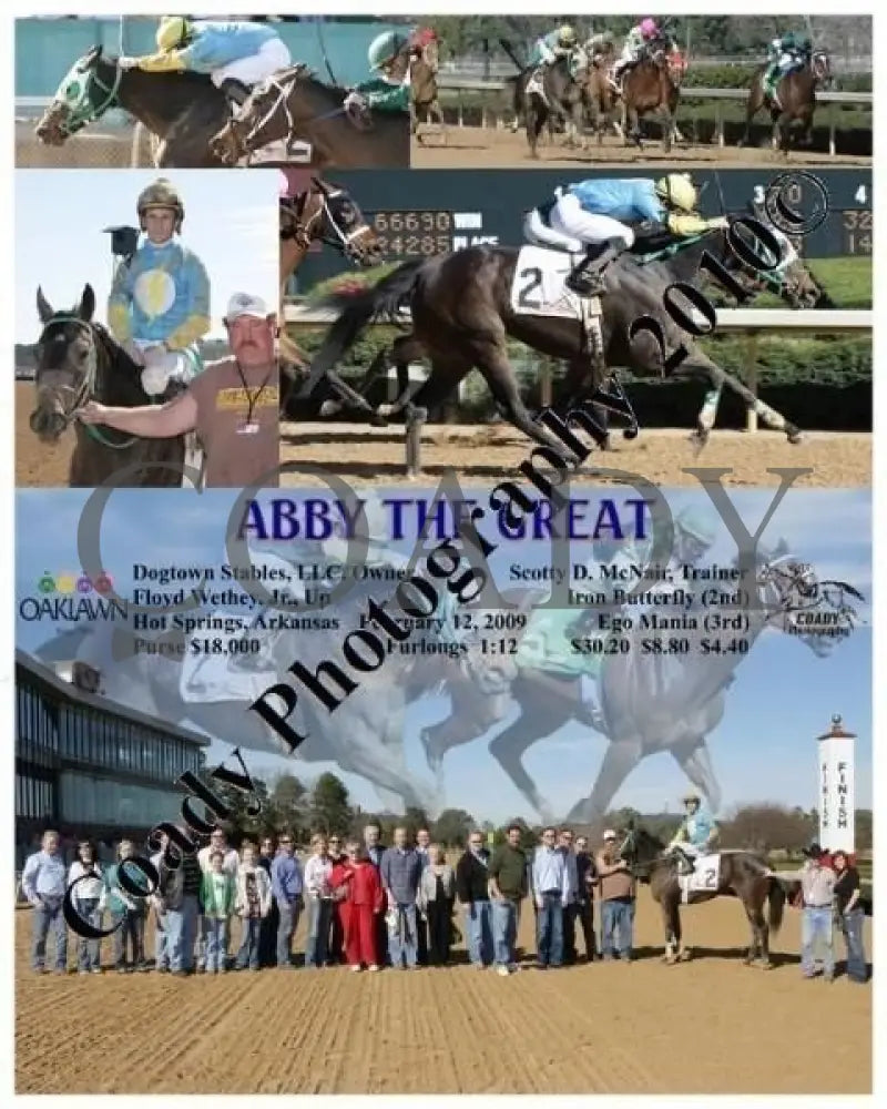 Abby The Great - 2 12 2009 Oaklawn Park