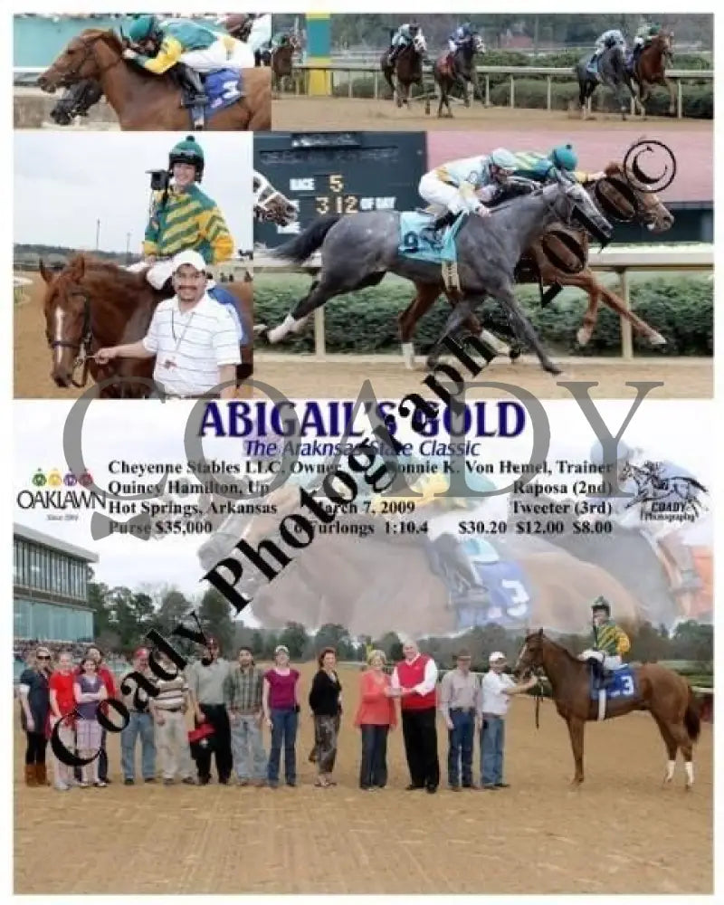 Abigail S Gold - The Araknsas State Classic Oaklawn Park