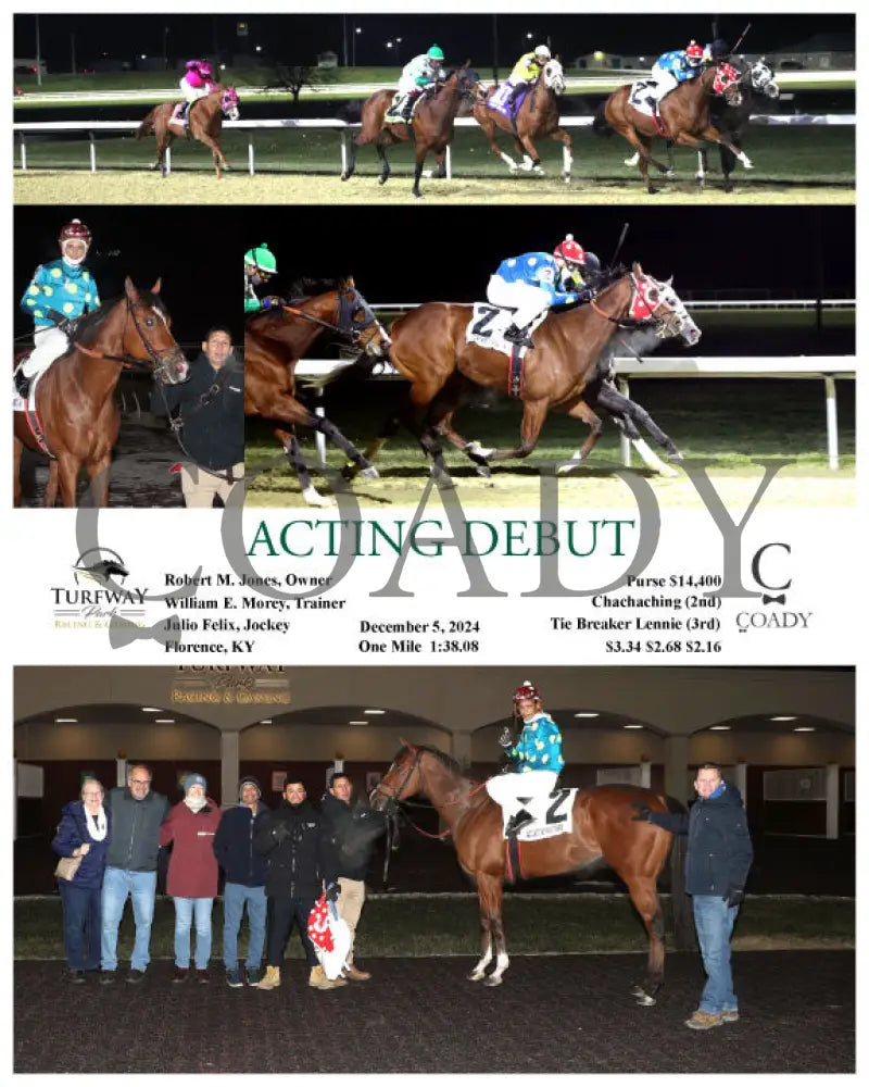 Acting Debut - 120524 Race 01 Turfway Park