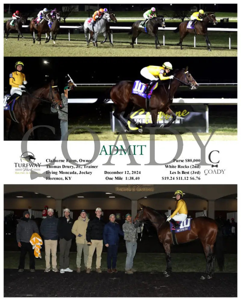 Admit - 12-12-24 R05 Tp Turfway Park