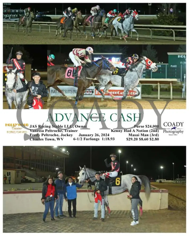 Advance Cash - 01-26-24 R07 Ct Hollywood Casino At Charles Town Races