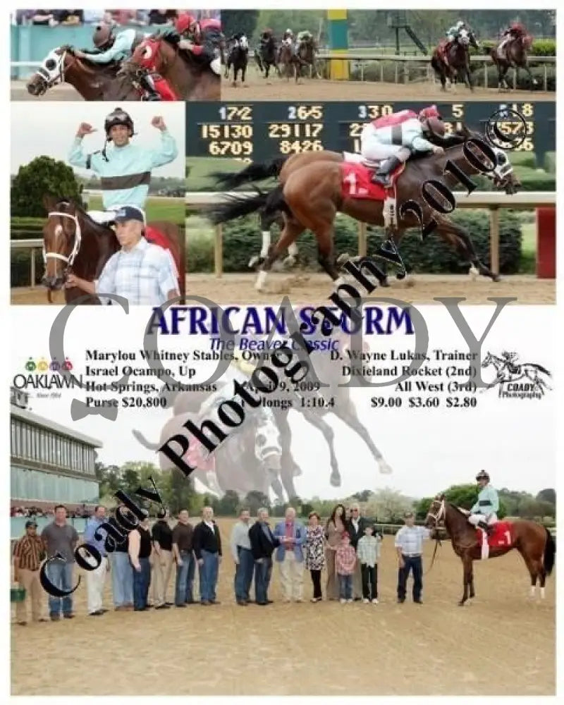 African Storm - The Beaver Classic 4 9 2009 Oaklawn Park