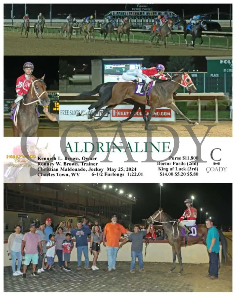 Aldrinaline - 05-25-24 R08 Ct Hollywood Casino At Charles Town Races