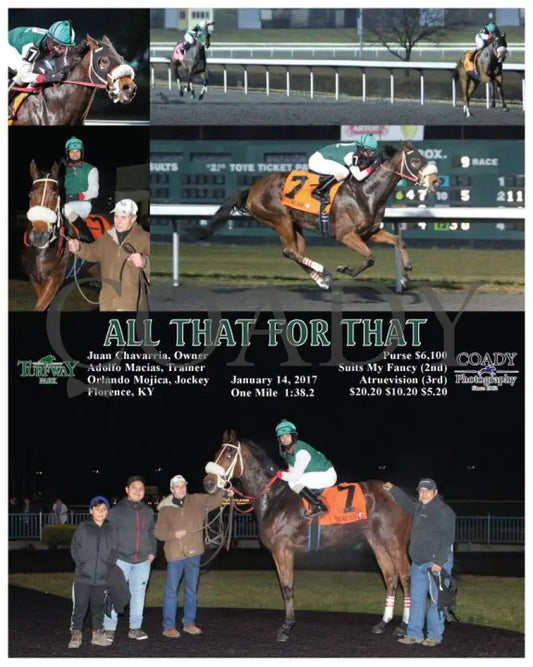 All That For - 011417 Race 09 Tp Turfway Park